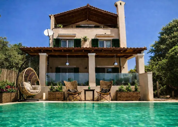 Butterfly - Private With Private Heated Pool And Private Facilities * Alepou